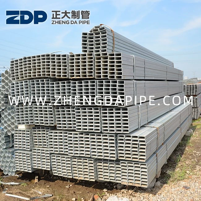 ASTM A500 Pre Galvanizli to'rtburchaklar quvur