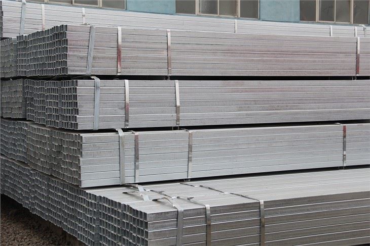 40x40 kvadrat quvur SHS issiq daldırma galvanizli kvadrat po'lat quvur