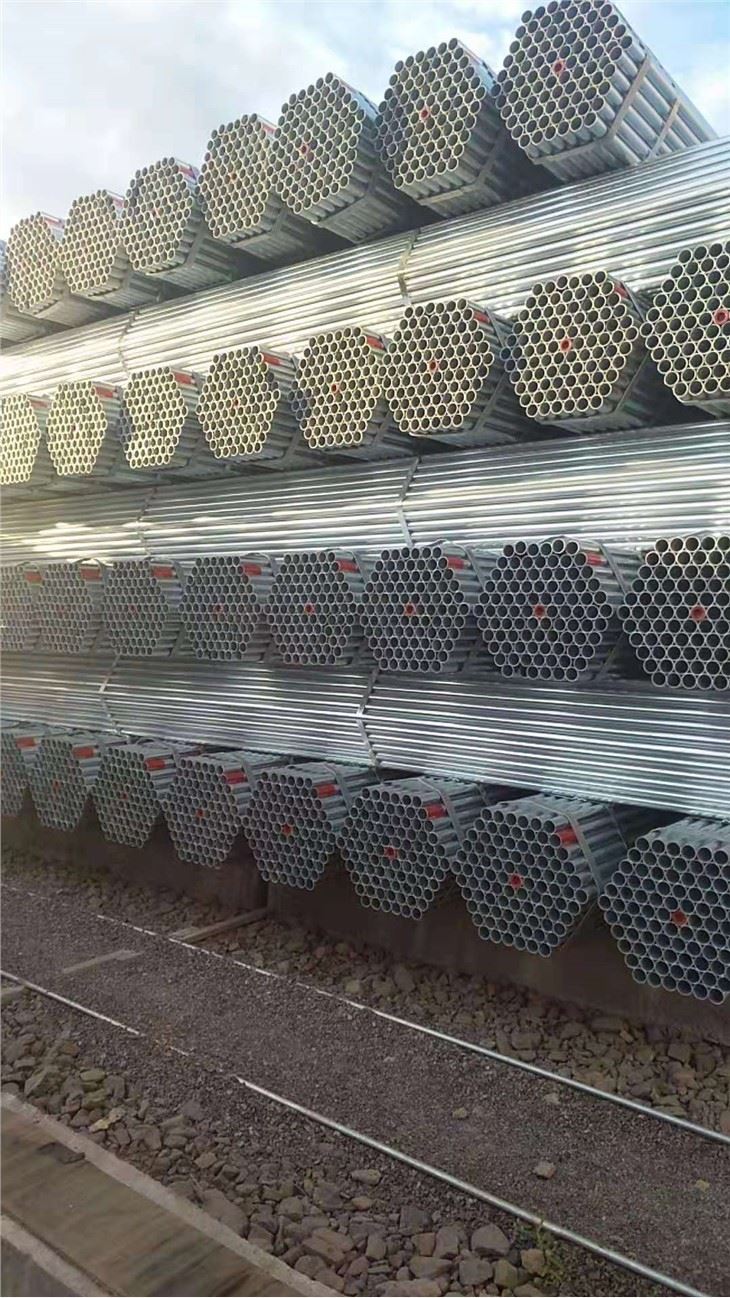 ASTM A53 API 5L Gr B materialiga ega ERW po'lat quvurlari