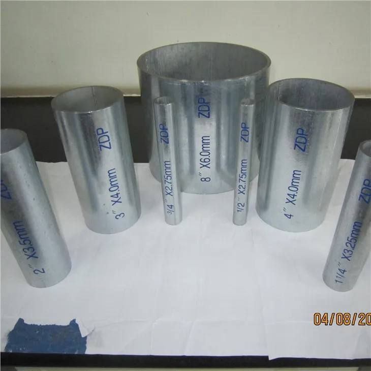 BS 1387 Galvanized Steel Pipes DN20 -DN200
